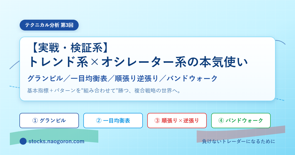 実戦・検証系テクニカル分析4手法